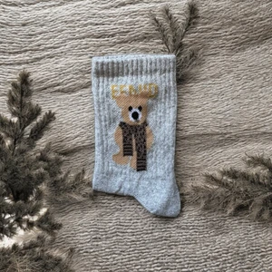 Renkli Ayı Figürlü Çorap