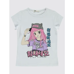 Civil Girls Kız Çocuk Tişört 6-9 Yaş Beyaz