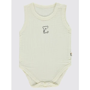 Civil Baby Bebek Çıtçıtlı Badi 1-18 Ay Ekru