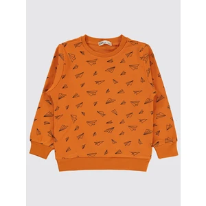 Civil Boys Erkek Çocuk Sweatshirt 2-5 Yaş Koyu Oranj