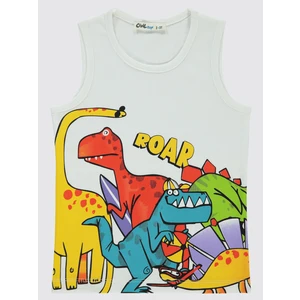 Civil Boys Erkek Çocuk Tişört 2-5 Yaş Beyaz