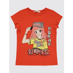 Civil Girls Kız Çocuk Tişört 6-9 Yaş Koyu Oranj