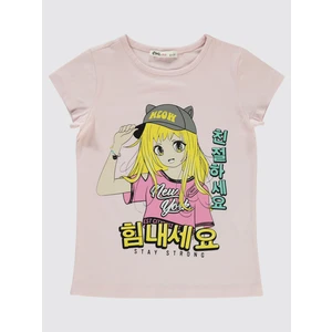 Civil Girls Kız Çocuk Tişört 6-9 Yaş Pembe Şerbet