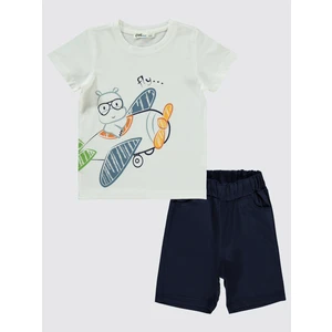 Civil Boys Erkek Çocuk Takım 2-5 Yaş Beyaz