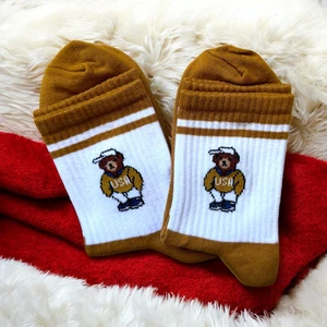 Iki Renkli Ayıcıklı Çorap