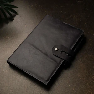 Hakiki Gerçek Deri Ajanda Kabı Organizer Kılıfı