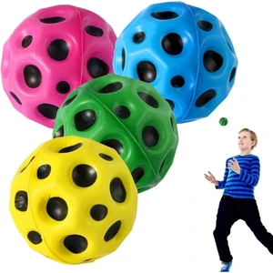 Yükseğe Zıplayan Moon Ball 1 Adet Uzay Topu Sektirme Eğlence Oyuncak 7.5 cm