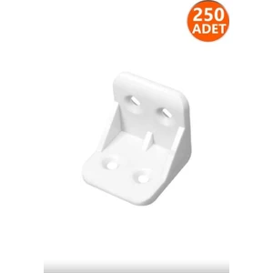 Plastik L Köşe Beyaz 25X25 250 Li Paket