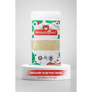White Organic Organik Ruşeymli İrmik+Ruşeymli Bebek İrmiği 250GR