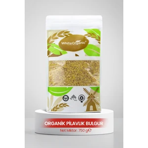 White Organic Organik Pilavlık Köy Bulguru 750 gr