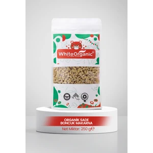 Organik Sade Boncuk Makarna 250 Gr Sütsüz+Yumurtasız+Tuzsuz