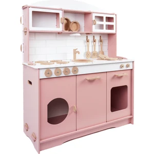 Hobby House Ahşap Oyuncak Mutfak Seti Mermer Desenli LED Hediyeli