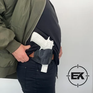 Erol Kara Av Spor Tüm 9mm Larla Uyumlu Kilitsiz Yarım Kelebek  Kılıfı