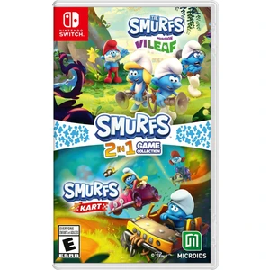 Smurfs 2-In-1 Game Collection – The Smurfs Mission Vileaf & Smurfs Kart (Nintendo Switch)