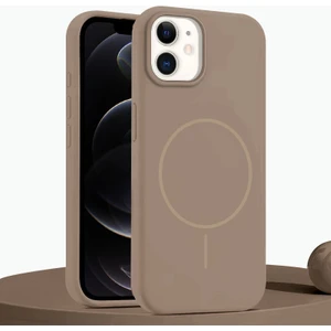 Apple iPhone 11 Uyumlu Kılıf Zebana Liquid Soft Silikon Kılıf (Kablosuz Şarj Destekli) Desert Titanyum