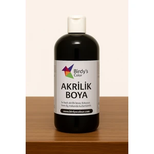 Birdy's Color Siyah Akrilik Boya 500GR