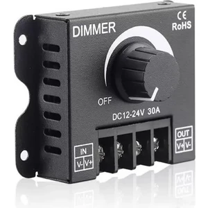 Dc 12V 24V 30A LED Sürücü Dimmer 360W 720W Voltaj Ayarlı Ampul