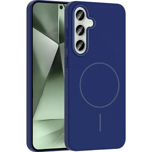 Samsung Galaxy S24 Fe Kılıf Kablosuz Şarj Özellikli Ruby Silikon Kapak