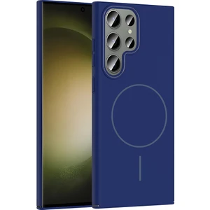 Samsung Galaxy S23 Ultra Kılıf Kablosuz Şarj Özellikli Ruby Silikon Kapak