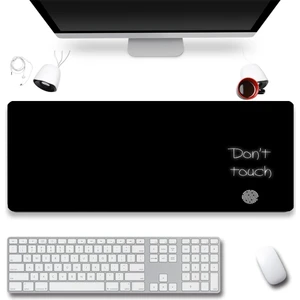 Sonic Touch Dokunma Elleme Don't Touch Gamer Oyuncu Dikişsiz Sıvı Geçirmez Klavye Mouse Pad 32X70CM