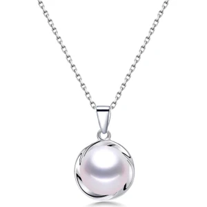 Gümüş Doğal Bayan İnci Kolye