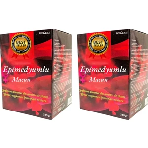 Bitkisel Karışımlı Ballı Mesir Atom  Epimedyümlü macun 2x240 gr
