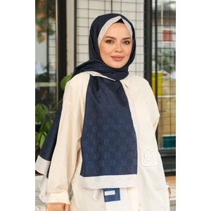 Hint Ipek Lux Original Monogram Şal (Tesettür Giyim, Geometrik, Pamuklu, Hafif, Rahat, Şık, Yüksek Kalite, Uygun)