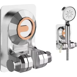 Güçlü Yapışkanlı Tüm Başlıklarla Uyumlu Ayarlanabilir Duş Başlığı Tutucu Mafsalı