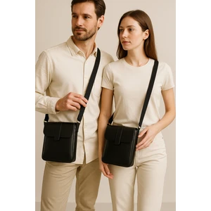 Nat Deri Deri Postacı Çanta  Omuz Çantası Askılı