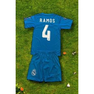 North Stand Nostaljik Real Madrid Turkuaz Sergio Ramos Çocuk Forması