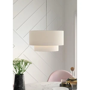 Modern Tasarım Cake Pasta Avize Çift Katlı Beyaz Kumaşlı Sarkıt Avize