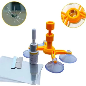 CTK-501 Vakumlu Araç Cam Tamir Kiti Kırık Çatlak Tamir Seti Ön Cam Tamiri
