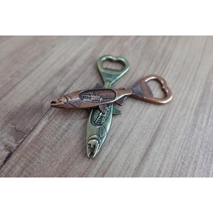 1 Sarı & 1 Kahverengi Adet Bakır Magnet Şanlıurfa Balıklıgöl Hatırası Şişe Gazoz Soda Açacağı Açacak