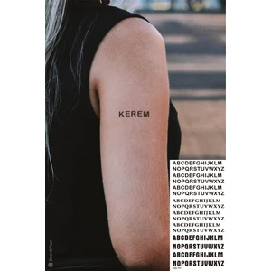 Bp Tattoo Harfler Geçici Dövme