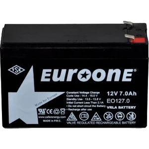 Euroone 12 Volt 7 Amper Akü