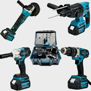 Ekinler Akülü Ultra 4lü Set Makina 58vf 5ah 125mm Avuç Taşlama, Sds Plus Kırıcı Delici Hilti, Somun Sıkma Sökme, Vidalama Matkap EEA090