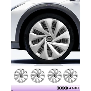 CVL Auto Market   Citroen C4 Grand Picasso 16 Inç Jant Kapağı Amblemli Gri [4 Adet Kapak] 150  CVL-ADT8166