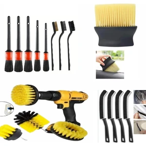 Fırça Seti Banyo Mutfak Araba Jant Tekerlek Temizlik Fırça,araç Temizlik Detay Fırça Set