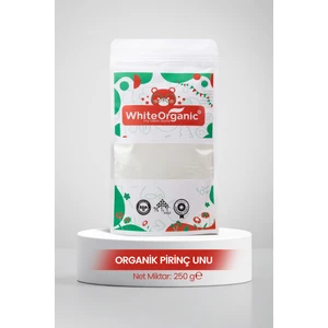 White Organic Organik Pirinç Unu 250 gr