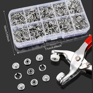 Çıt Çıt ve El Pensesi Çıt Çıt Çakım Takma Seti Makine Metal 9.5 mm
