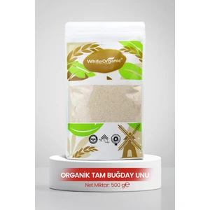 White Organic Organik Tam Buğday Unu 500 gr