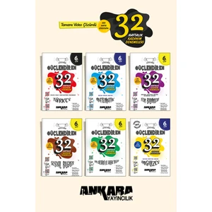 Ankara Yayıncılık 6. Sınıf Güçlendiren 32 Haftalık Denemeler 6'Lı Set