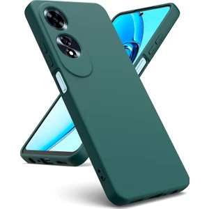 M.TK Moveteck Oppo A60 Kılıf Lansman Kamera Korumalı Içi Kadife Yumuşak Renkli Silikon Mat Hisli Liquid