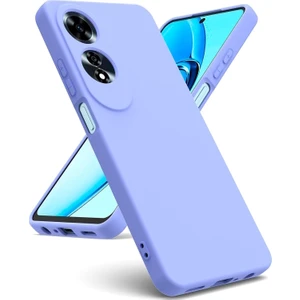 M.TK Moveteck Oppo A60 Kılıf Lansman Kamera Korumalı Içi Kadife Yumuşak Renkli Silikon Mat Hisli Liquid