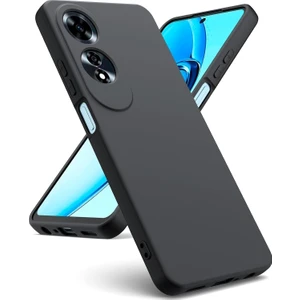 M.TK Moveteck Oppo A60 Kılıf Lansman Kamera Korumalı Içi Kadife Yumuşak Renkli Silikon Mat Hisli Liquid