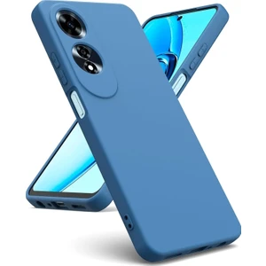 M.TK Moveteck Oppo A60 Kılıf Lansman Kamera Korumalı Içi Kadife Yumuşak Renkli Silikon Mat Hisli Liquid