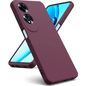 M.TK Moveteck Oppo A60 Kılıf Lansman Kamera Korumalı Içi Kadife Yumuşak Renkli Silikon Mat Hisli Liquid