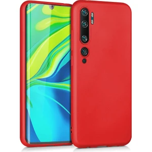 Xiaomi Mi Note 10 Pro Premium Silikon Kılıf Bordo