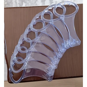 The Zey Gen Baza Tutma Kolu Şeffaf Baza Kulp Baza Kaldırma Aparatı  (Esnek Plastik) 8 Adet