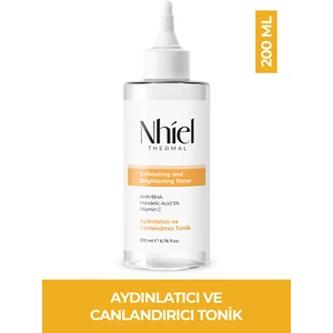 Nhiel Thermal Aydınlatıcı ve Canlandırıcı Tonik 200 ml (%5 Mandelik Asit + BHA)